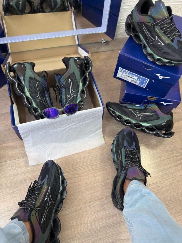 Mizuno Wave Prophecy 12 Preto Camaleão