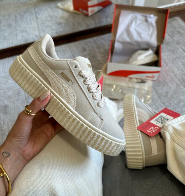 Puma Suede Soft Foam Bege/Off-White