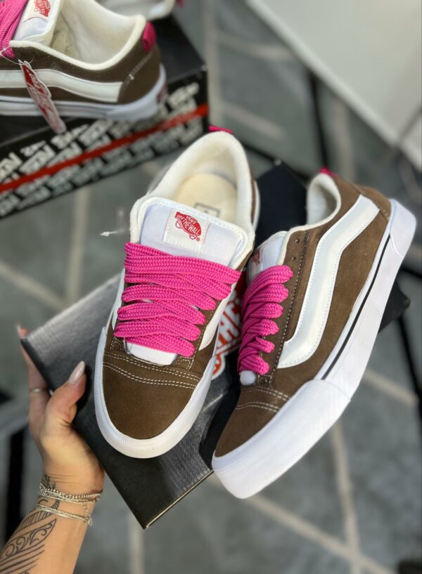 Vans Knu Old Skool Marrom e Branco