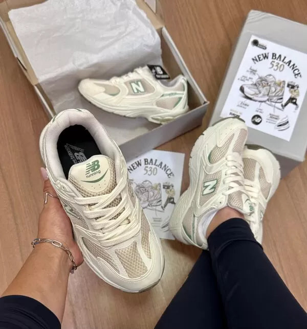 New Balance Running 530 Off White/Verde