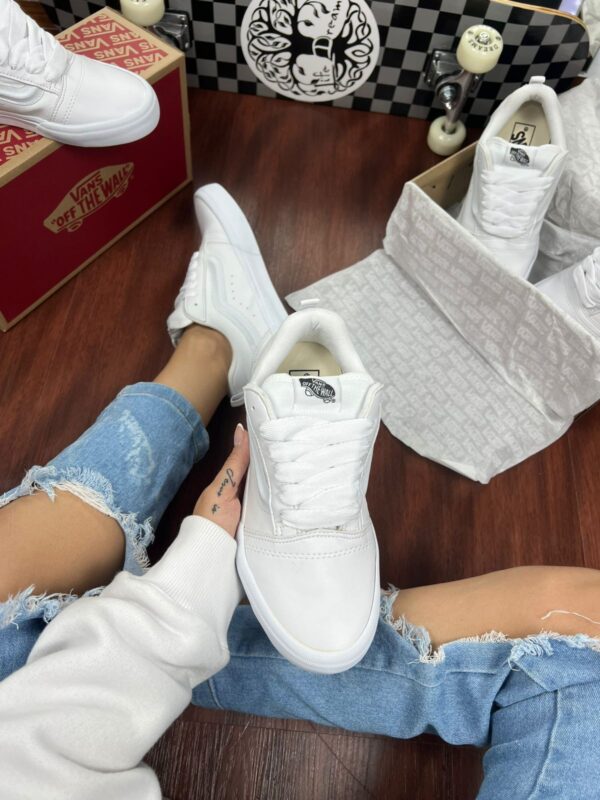 Vans Knu Skool Leather True White