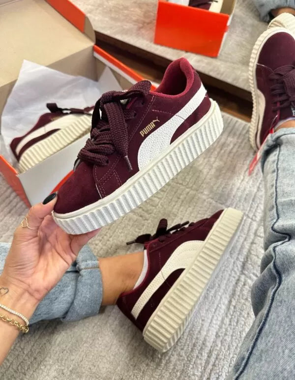 Puma Suede Soft Foam Bordô