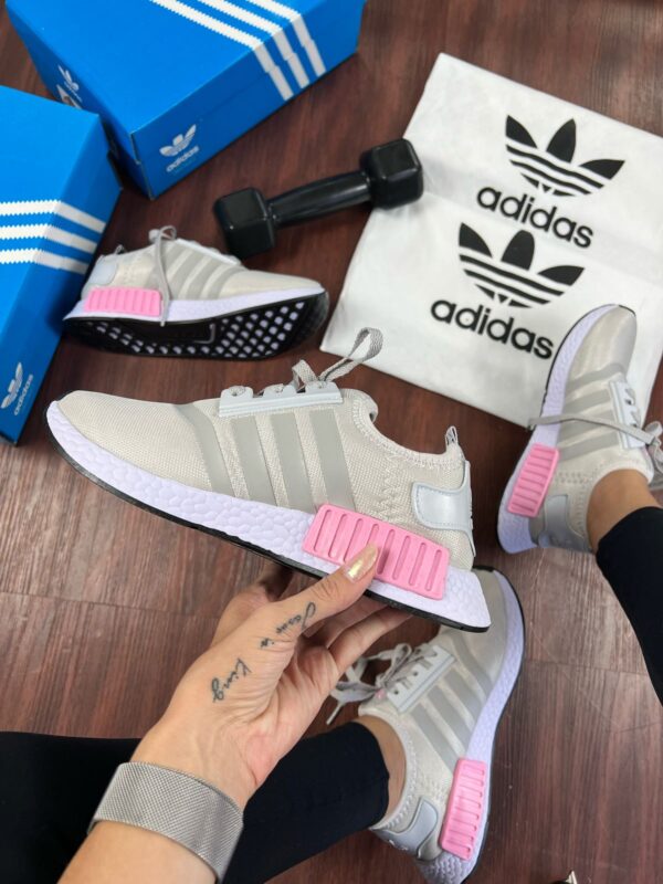Adidas NMD R1 Cinza/Rosa