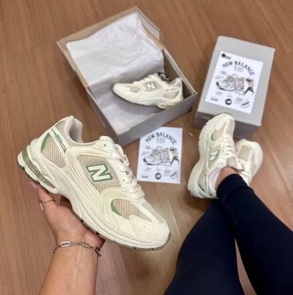 New Balance Running 530 Off White/Verde
