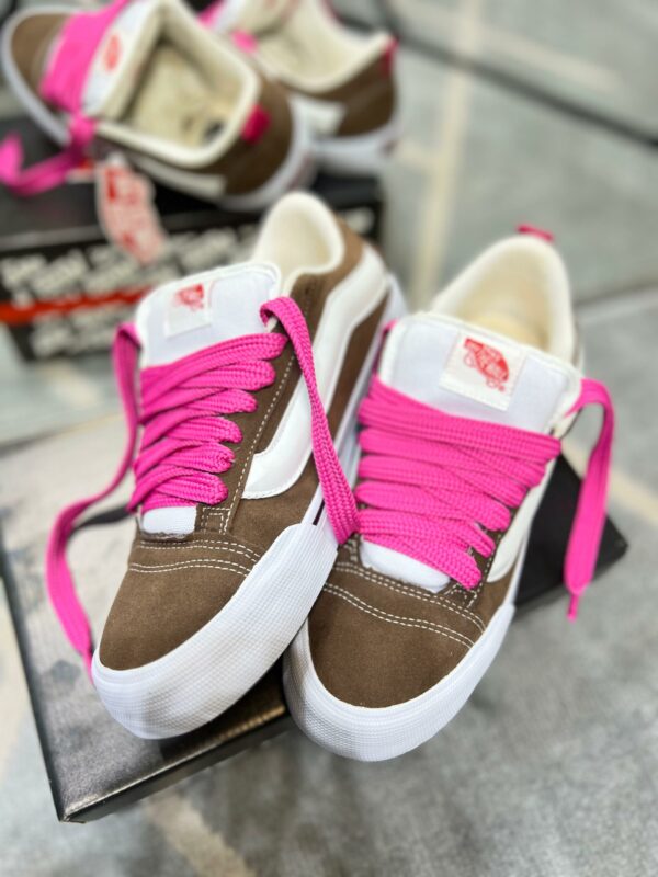 Vans Knu Old Skool Marrom e Branco