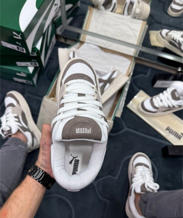 Puma Palermo Marrom e Branco
