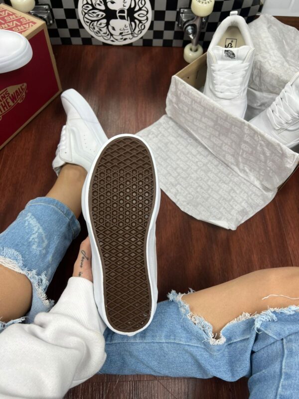 Vans Knu Skool Leather True White