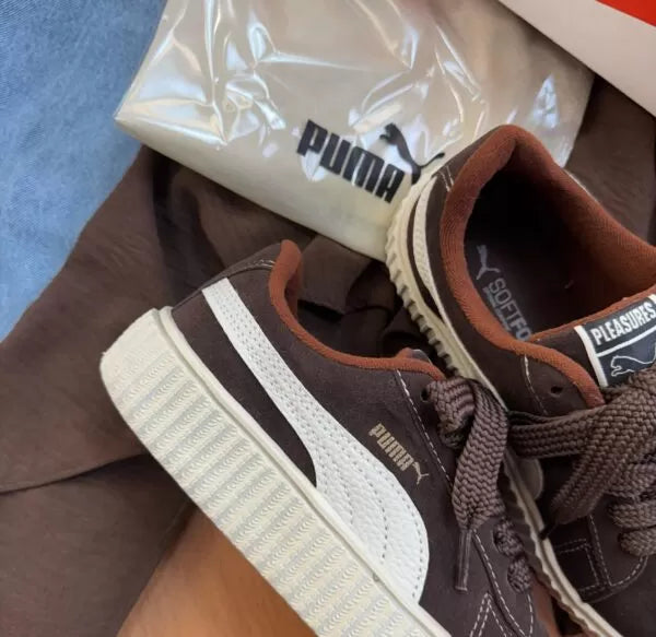 Puma Suede Soft Foam Marrom