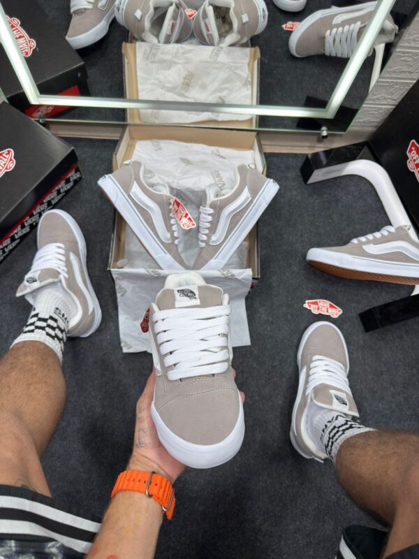 Vans Knu Skool Branco e Cinza