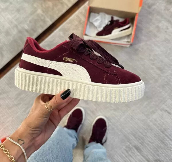 Puma Suede Soft Foam Bordô
