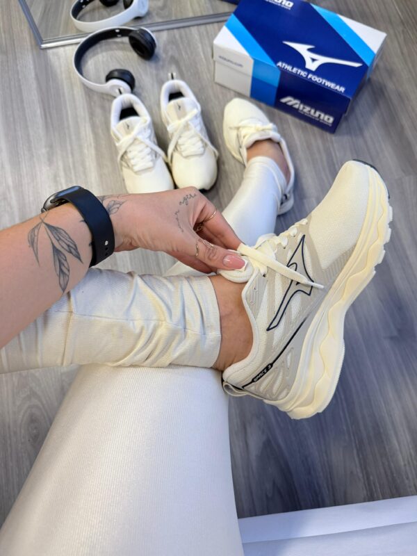 Mizuno Space 3 Off White Marinho