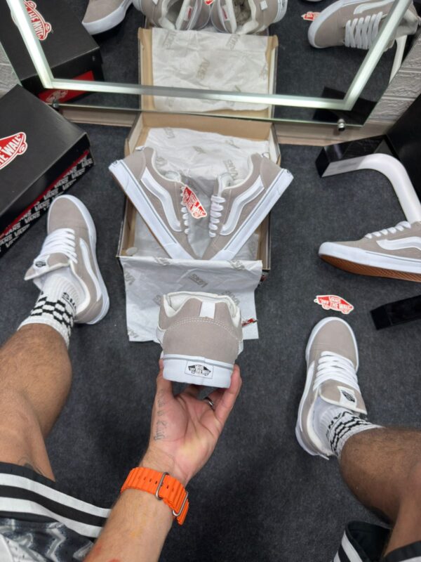 Vans Knu Skool Branco e Cinza