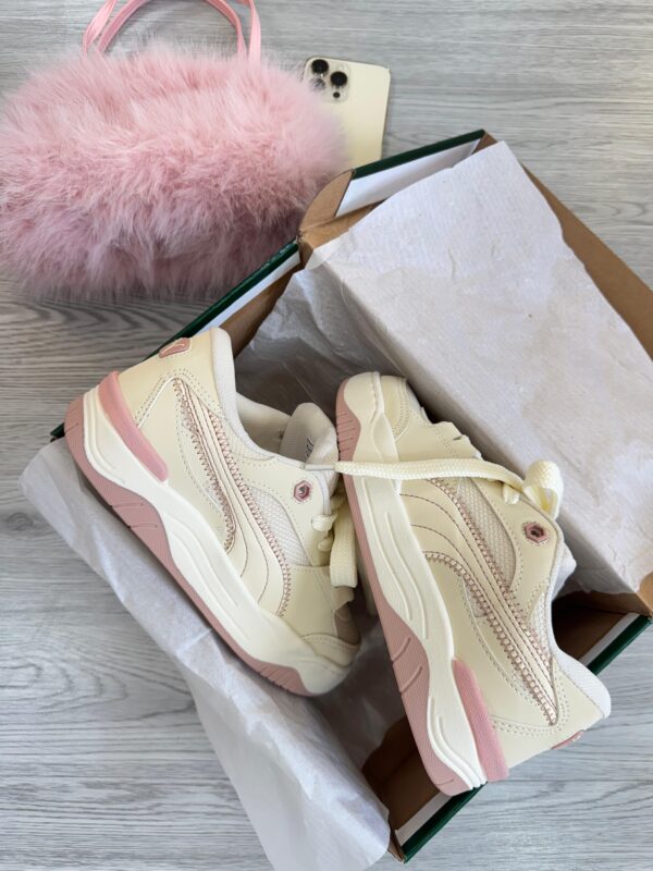 Puma 180 Bege e Rosa