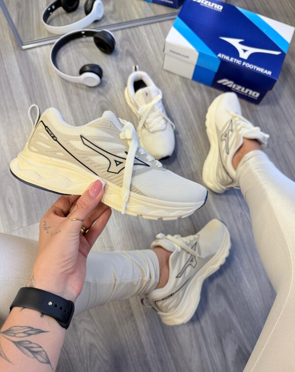 Mizuno Space 3 Off White Marinho