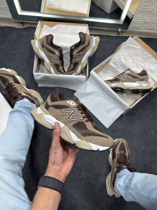New Balance 9060 Marrom e Branco