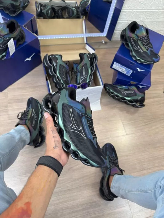 Mizuno Wave Prophecy 12 Preto Camaleão