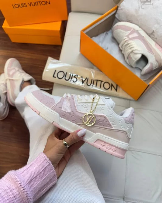 Louis Vuitton Trainer White/Pink
