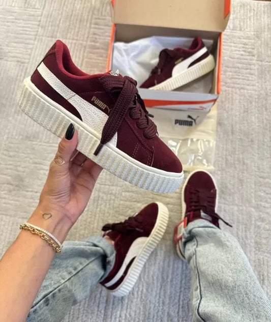 Puma Suede Soft Foam Bordô