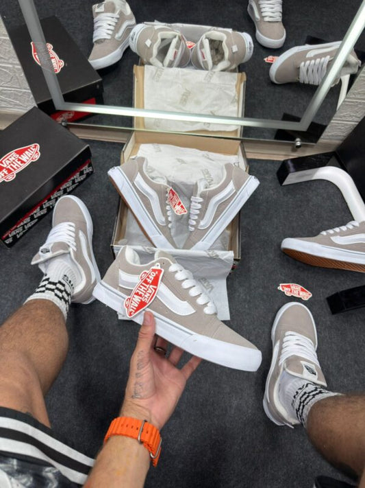 Vans Knu Skool Branco e Cinza