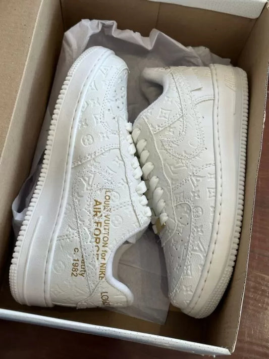 Louis Vuitton x Nike Air Force 1 Low White Paris