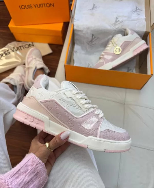 Louis Vuitton Trainer White/Pink