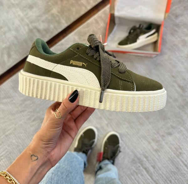 Puma Suede Soft Foam Verde Musgo