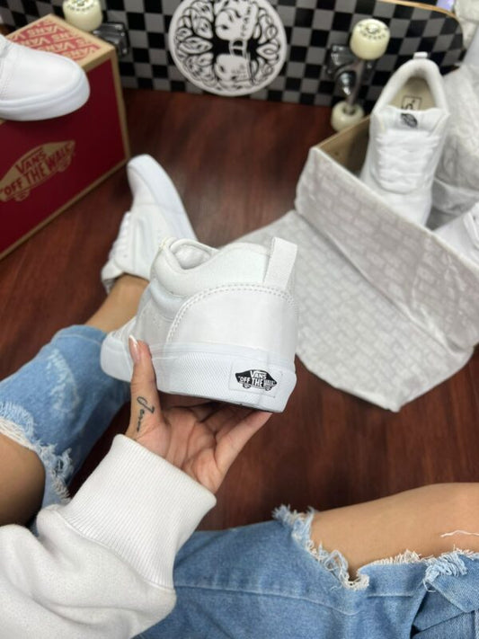 Vans Knu Skool Leather True White