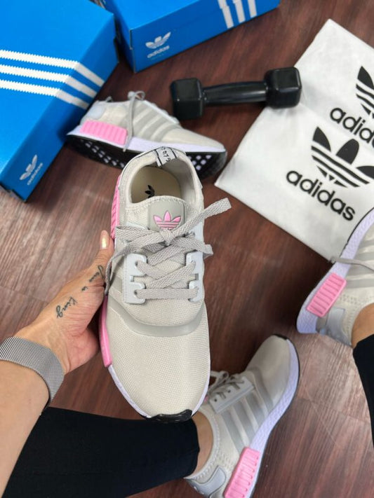 Adidas NMD R1 Cinza/Rosa