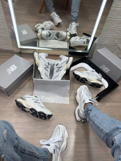 New Balance 9090 Branco e Cinza