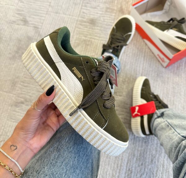 Puma Suede Soft Foam Verde Musgo