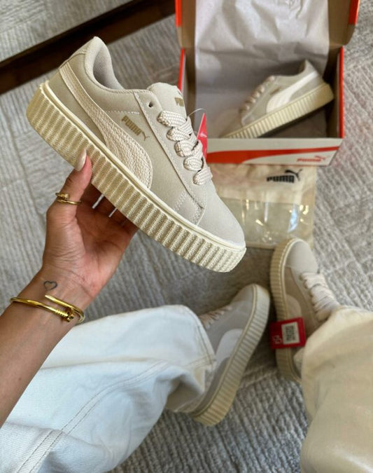 Puma Suede Soft Foam Bege/Off-White