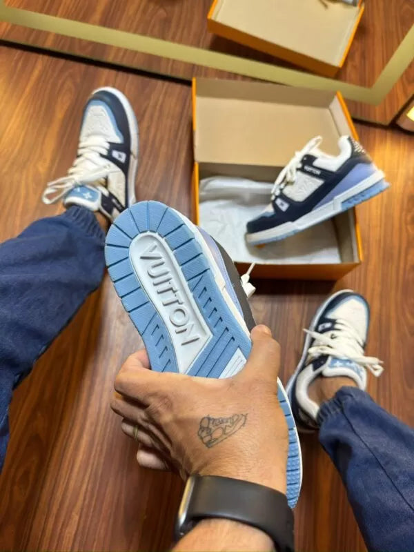 Louis Vuitton Trainer Blue/White