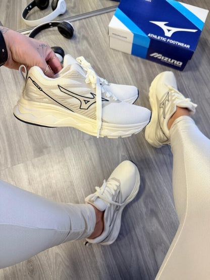 Mizuno Space 3 Off White Marinho