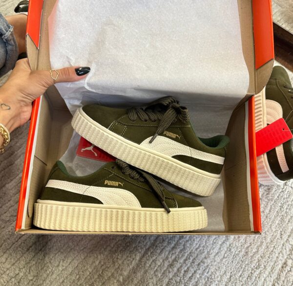 Puma Suede Soft Foam Verde Musgo