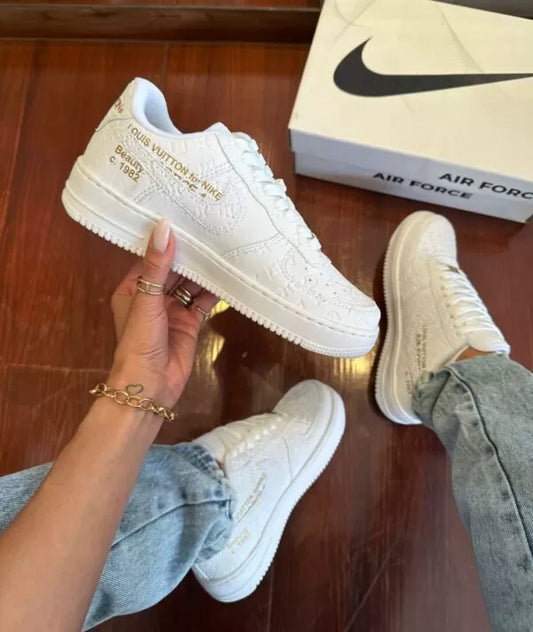 Louis Vuitton x Nike Air Force 1 Low White Paris