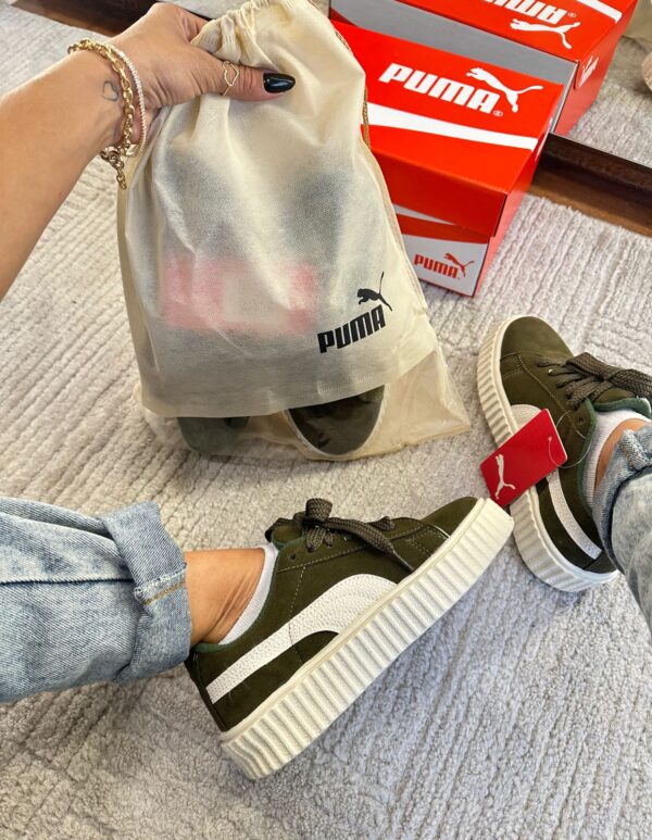 Puma Suede Soft Foam Verde Musgo
