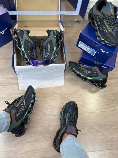 Mizuno Wave Prophecy 12 Preto Camaleão